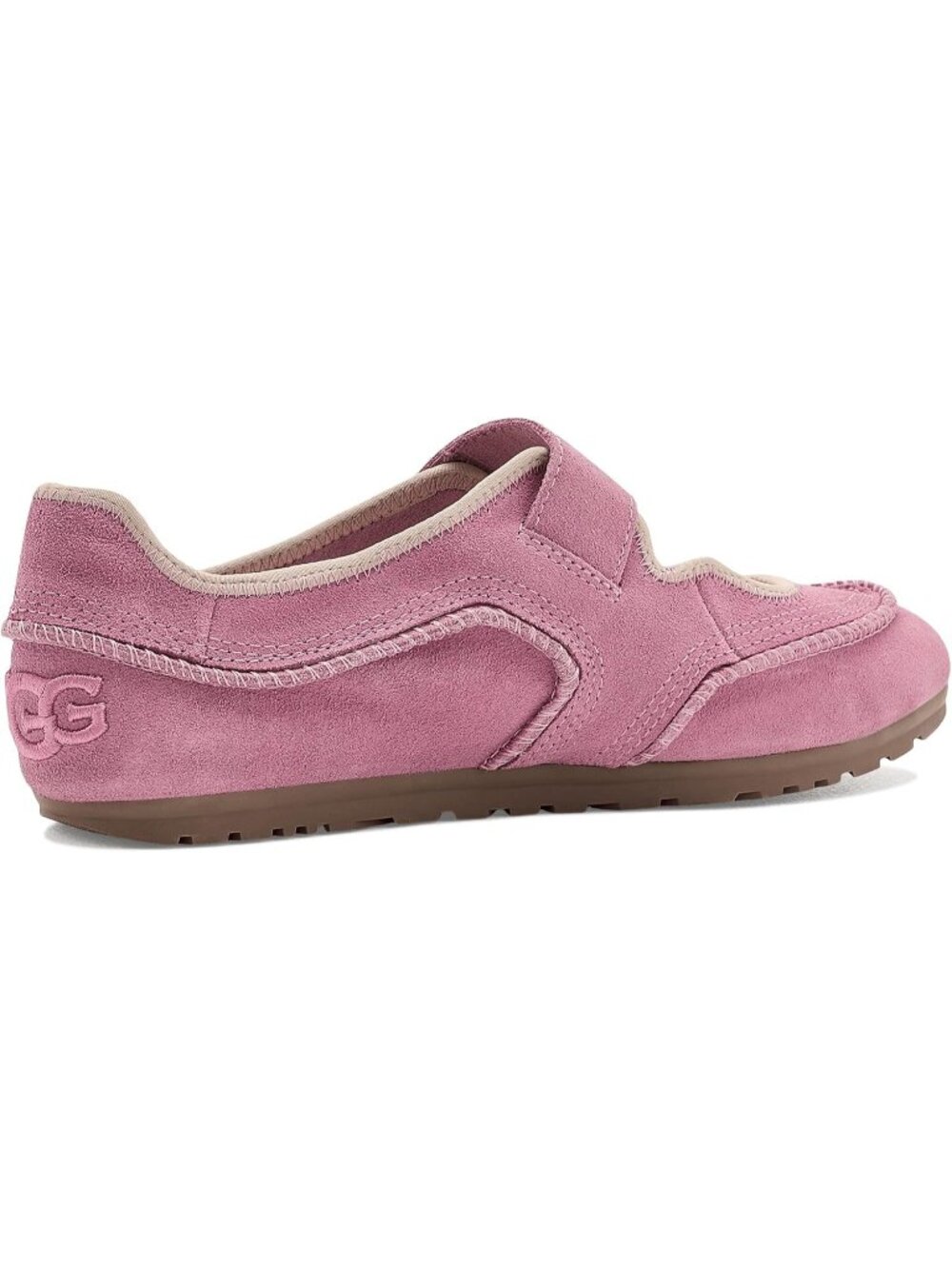 Ugg Women Dusty Orchid Closed Toe Imported Lamb Fur Quill Mary Jane Ballet Flats - Picture 3 of 6